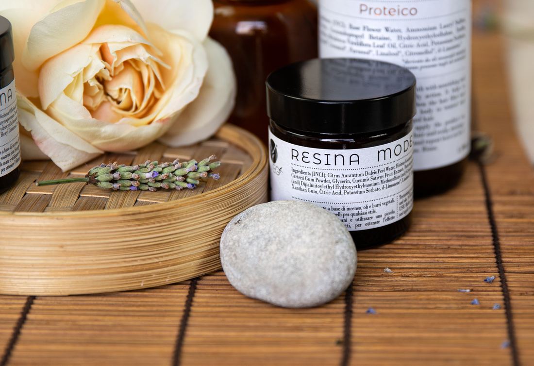MYVEG Resina Modellante mit Rose und Lavendel